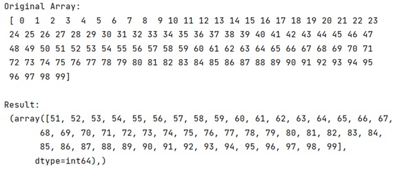 Example: How does python numpy.where() work?