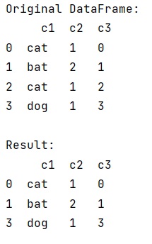 Example: How do I remove rows with duplicate values of columns in pandas dataframe?