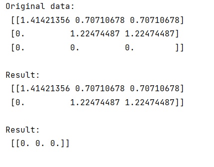 Example: How to remove zero lines from 2-D NumPy array?