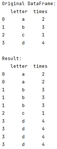 Repeat Rows in DataFrame N Times