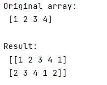 reshape() vs. resize() | output 2