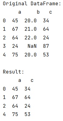 Example: Select non-null rows from a specific column in a DataFrame and take a sub-selection of other columns