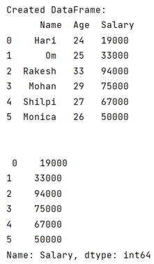 Example: Selecting pandas column by location