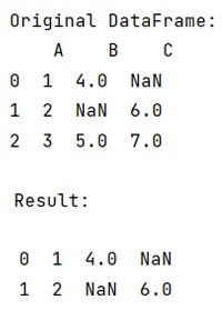 Example: Pandas: selecting rows whose column value is null / None / nan