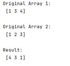Example: Sort array's rows by another array