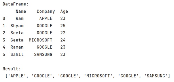 Example: How can I split a column of tuples in a Pandas dataframe?frame