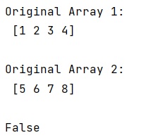 Example 1: Use numpy's any() and all() methods