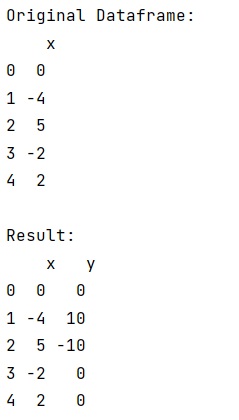 conditional assignment dataframe