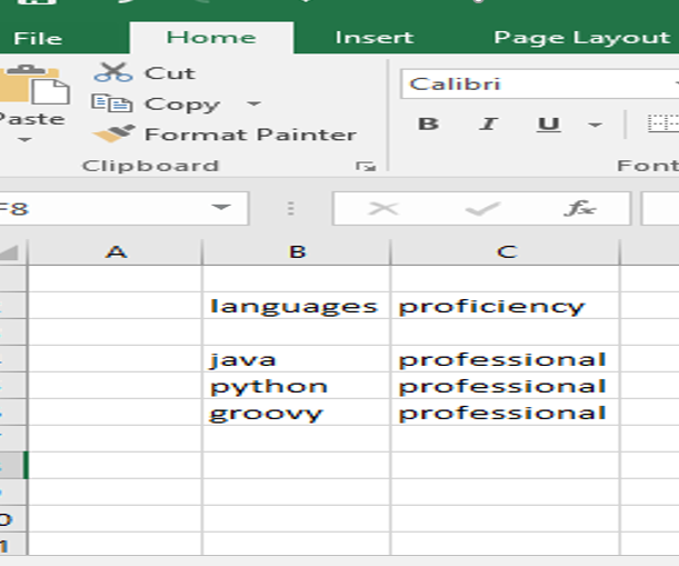 Working with excel in Python Example