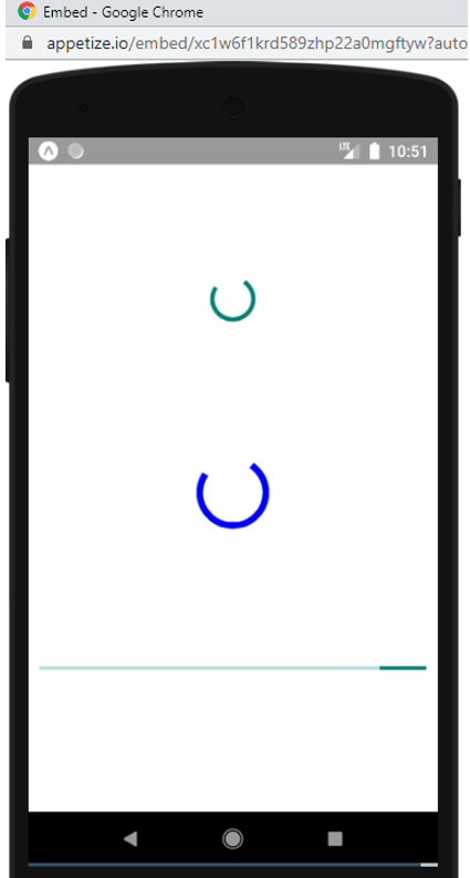 Adding a Progress Bar to React Native Android App?