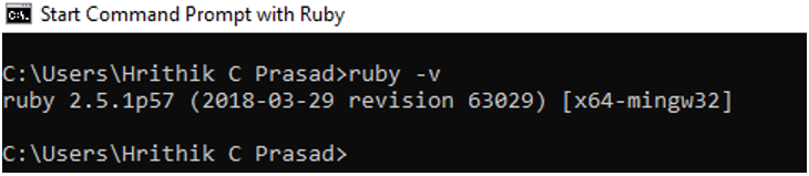 Ruby setup