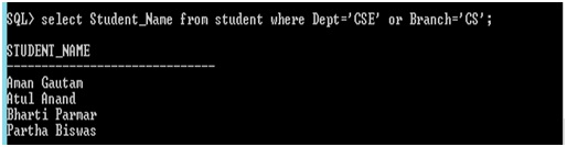 SQL | AND/OR Query Example 2