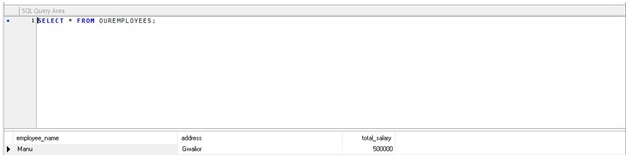 SQL Temporary tables Output 3