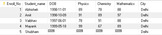 sql - update command example 2