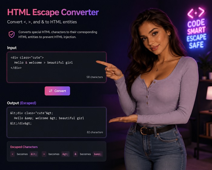 HTML Escape Converter