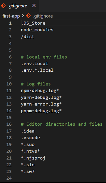 folder structure (step 5)